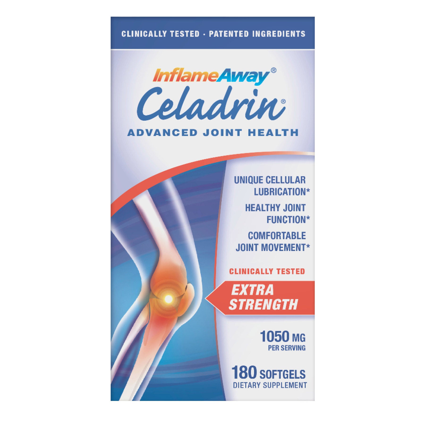 Celadrin Advanced Joint Health 1050 mg., 180 Softgels 1 Celadrin Advanced Joint Health 1050 mg., 180 Softgels