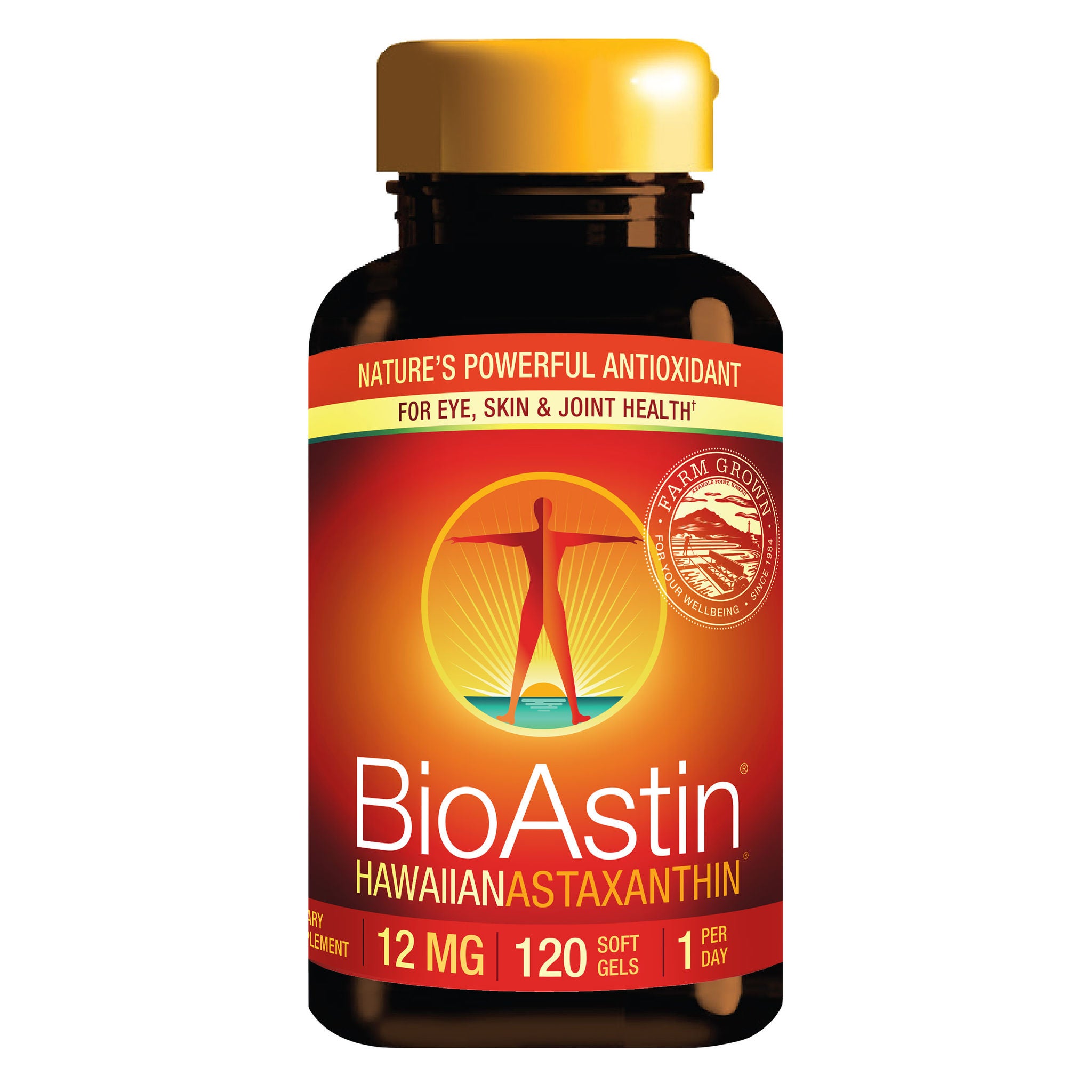 BioAstin Hawaiian Astaxanthin 12 mg, 120 Softgels 1 BioAstin Hawaiian Astaxanthin 12 mg, 120 Softgels