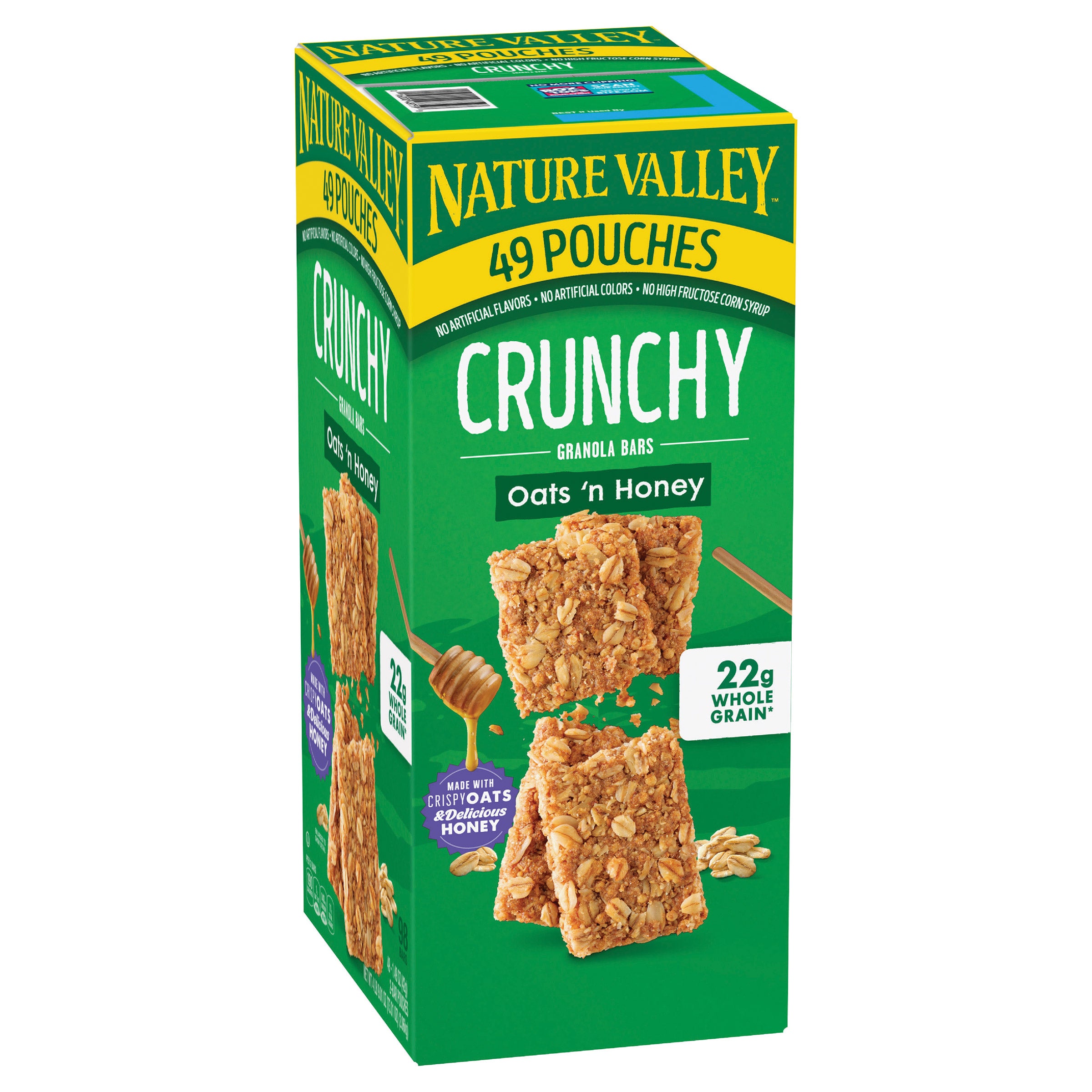 Nature Valley Crunchy Granola Bar, Oats 'n Honey, 1.49 oz, 49-count 3 Nature Valley Crunchy Granola Bar, Oats 'n Honey, 1.49 oz, 49-count - Image 3