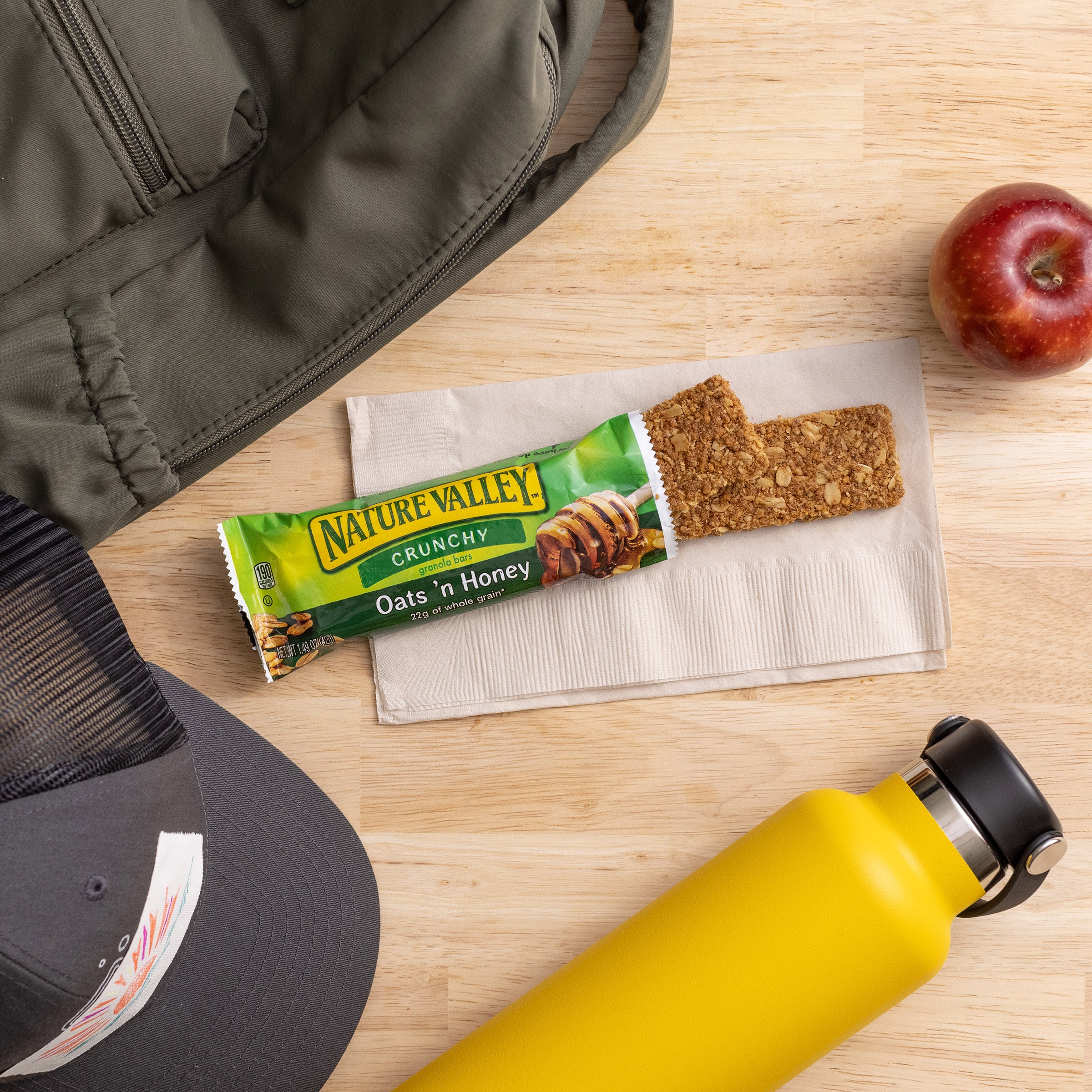 Nature Valley Crunchy Granola Bar, Oats 'n Honey, 1.49 oz, 49-count 5 Nature Valley Crunchy Granola Bar, Oats 'n Honey, 1.49 oz, 49-count - Image 5