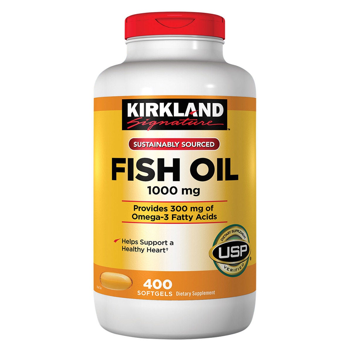 Kirkland Signature Fish Oil 1000 mg, 400 Softgels 1 Kirkland Signature Fish Oil 1000 mg, 400 Softgels