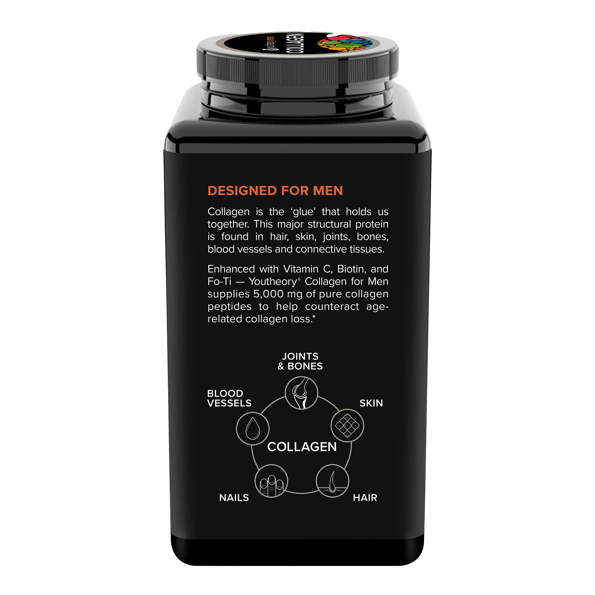 Youtheory Mens Collagen Advanced Formula, 390 Tablets 2 Youtheory Mens Collagen Advanced Formula, 390 Tablets - Image 2
