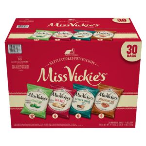 Miss Vickie's Kettle Cooked Potato Chips, 1.38 oz, Variety Pack, 30-count