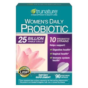 Trunature Women's Daily Probiotic, 90 Vegetarian Capsules
